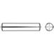 TOOLCRAFT 1066685 Gekerfde conische pen (Ø x l) 2 mm x 8 mm RVS A1 100 stuk(s)