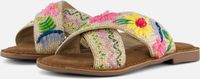 Lazamani Livia Jute Dames Slippers Beige - Maat 38