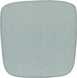 Unique Living Wickerstoelkussen Bliss outdoor Aqua Blue - 46x47x4cm