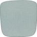 Unique Living Wickerstoelkussen Bliss outdoor Aqua Blue - 46x47x4cm