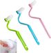 Set de brosse WC - 3 pièces - Bleu+Vert+Rose