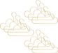 Atmosphera Kledinghanger Wolk - 9x - goud - enfants - hangers