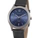 Regent Montre homme F-1437 Analogique Quartz Titane Bleu Cuir