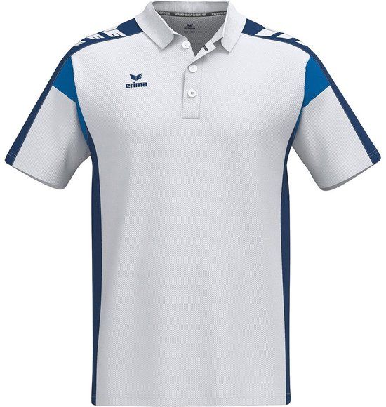 Erima Celebrate 125 Polo Heren - Wit / New Navy | Maat: M