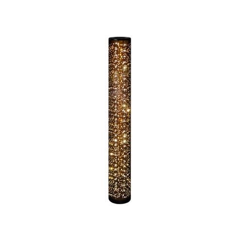 TRIO TACO Vloerlamp - Zwart goud - SMD LED 8W - Voetschakelaar - Sterreneffect