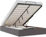 vidaXL Bedframe zonder matras 120x200 cm kunstleer grijs