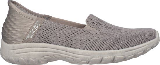 Skechers Slip-ins Reggae Fest 2.0-Guiding Light - Dames Sneakers - Taupe - Maat 39