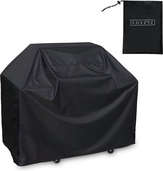 Coverz BBQ Beschermhoes - Waterdicht - 145x61x117 cm - Zwart