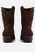 Tamaris Dames Enkellaarsje 1-25700-47 304 Bruin Leer Blokhak Ritssluiting Puntige neus 40 EU