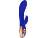 Elegance Opulent Heating Rabbit Vibrator - Blue
