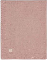 Jollein Cosy Knit Wiegdeken - Wild Rose - 75x100cm