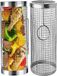 Panier à grillades pour légumes et frites, grille rotative, 30x9,3 cm