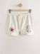 Next - Dames - Jersey short met print - Crème