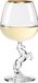 Ritzenhoff Cocktailglas - 3D Paardensteel met Gouden Rand - Kristalglas - 417 ml
