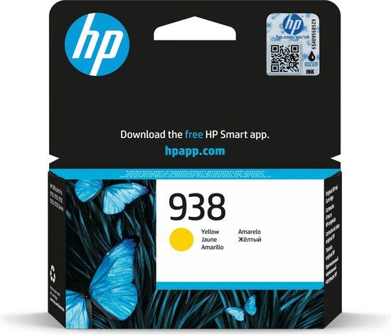 HP 938 - Inktcartridge - Origineel - Standaard capaciteit - Geel