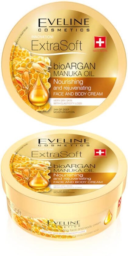 Eveline Cosmetics Soft Bioargan Manuka Oil Face & Body Cream 175ml
