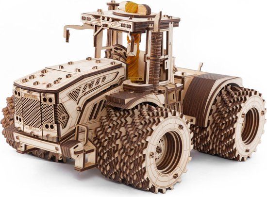 Eco-Wood-Art 3D Puzzle Tractor K-7m - Wooden Puzzle - 596 Pieces
