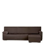Eysa Luz bankovertrek voor chaise longue mini, met korte arm aan de rechterkant, bruin