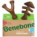 Benebone 2-pack onverwoestbaar visgraat/wishbone hondenkauwspeelgoed, langdurige taaie vervelingbreker voor honden, echte zalm en echte speksmaak, voor kleine honden, gemaakt in de VS