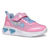 GEOX ASSISTER MEISJES Sneakers - ROZE/LICHTBLAUW - Maat 29
