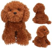 Depesche TOPModel Knuffel Hond Teddy 30 cm - Bruin