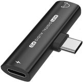 Inf Shenzhen Aiyida Technology USB-C naar 3,5 mm hoofdtelefoonadapter - Zwart