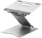 Alogic Elite Plus stand MacBook – Verstelbaar en Ergonomisch Ontwerp – Universeel Compatibel – Duurzame Aluminiumlegering Materialen - Grijs