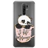 ERT GROUP mobiel telefoonhoesje voor Xiaomi REDMI 9 origineel en officieel erkend Babaco patroon Panda 005 optimaal aangepast aan de vorm van de mobiele telefoon, gedeeltelijk bedrukt