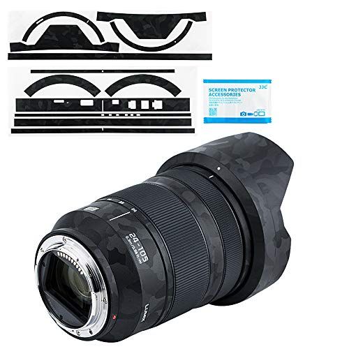 Kiwifotos Anti-Scratch Lens Skin Sticker Wrap Cover voor Panasonic Lumix S 24-105mm f/4 Macro O.I.S. - Camouflage Shadow Zwart