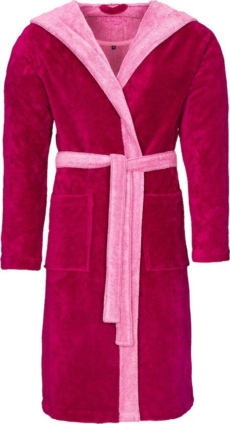 Vossen Badjas Poppy - cranberry XXL - Dames - Maat XXL