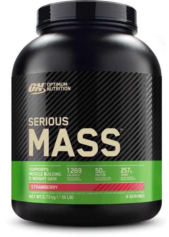 Optimum Nutrition Serious Mass Strawberry - 2.73 kg