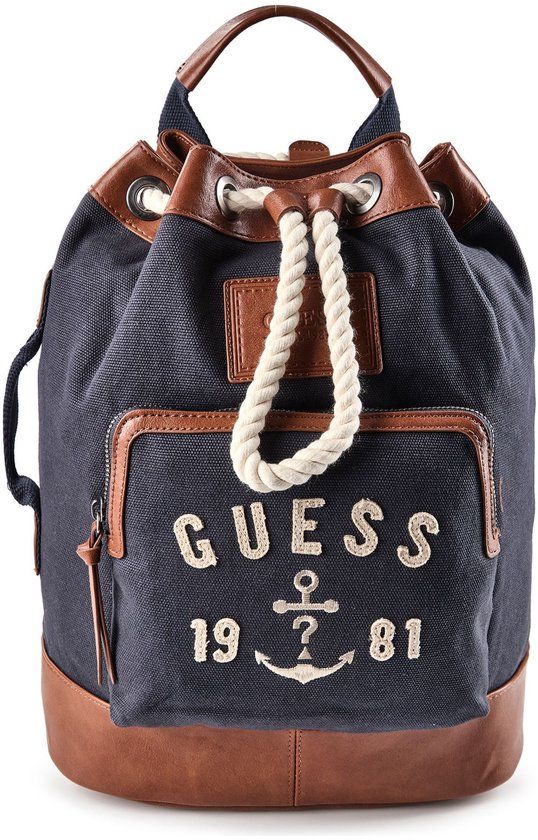 GUESS Oslo Bucket Slingtas Blue Night