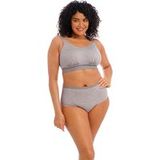 Elomi Downtime Short Dames Onderbroek - Grijs Melange - Maat XL