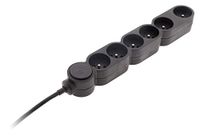 Zenitech - Vloerstopcontact 16A 2P+T geborsteld aluminium - IP55 dubbel