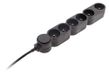 Zenitech - Vloerstopcontact 16A 2P+T geborsteld aluminium - IP55 dubbel