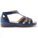 Pédiconfort Sandales cuir ajouré femme