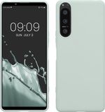 kwmobile telefoonhoesje geschikt voor Sony Xperia 5 IV - Hoesje voor smartphone - Back cover in cool mint