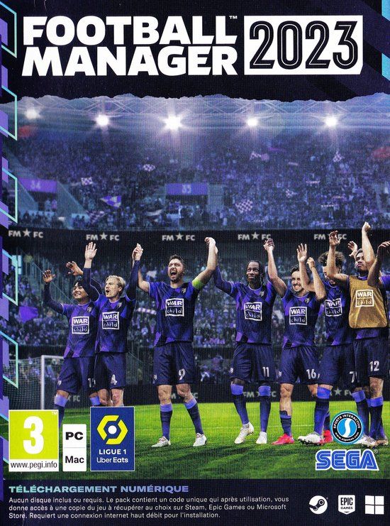 Sega Football Manager 2023 (Code In Box) - FR (PC)