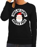 Sons of Santa Foute kersttrui / sweater - zwart - dames 2XL