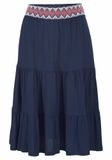 s.Oliver Jupe bleu marine / rose poudré