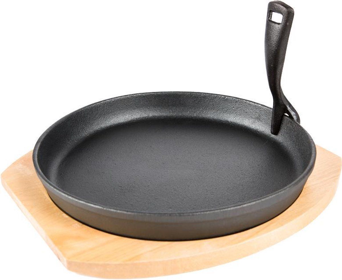 Grill Guru Cooking Plate & Holder XL