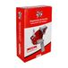 Fixo Verpakking 87705051 verpakkingstape, standaard, lemmet van staal, ergonomische handgreep, voor rollen tot 132 m