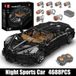 La Voiture Noire La Voiture Noire - Kit de construction de voiture de sport Rc 13163 - Modèle technique - Batterie au lithium - Petites briques de construction - Télécommande - Emballage d'origine