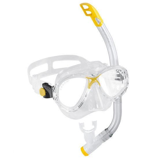 Cressi MAREA VIP JR - CLEAR/YELLOW - Geel