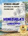 Stress-relief grayscale oil painting coloring book: Venezuela's landscapes 66 canvases to color