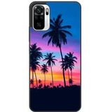 Xiaomi Redmi Note Palmiers colores Verstevigd hoesje met sublimatie bedrukking