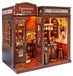 Taverne d'angle ancienne Kit de construction, bois, 27,5 x 19 x 3,5 cm