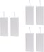 Bellatio Design Waterverdamper radiator - 6x - dolomiet - wit - 8x20 cm