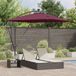 Prolenta Maison Exclusive Parasol, bordeauxrood, 249 x 249 x 250 cm