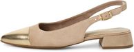 Tamaris Dames Slingpumps 1-29400-44 Beige Leer/Synthetisch 39 EU